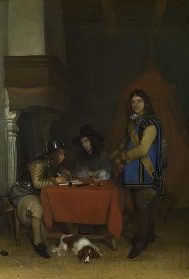 Adriaan de Lelie An Officer dictating a Letter Germany oil painting art